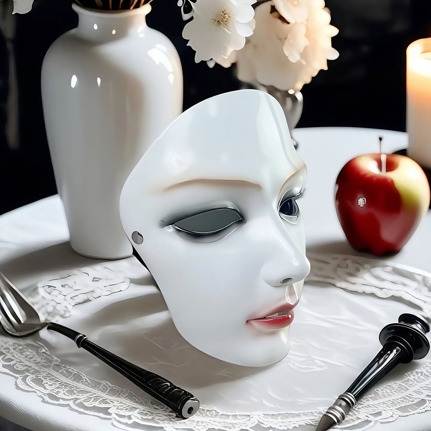Handmade Resin Craft Masks Halloween