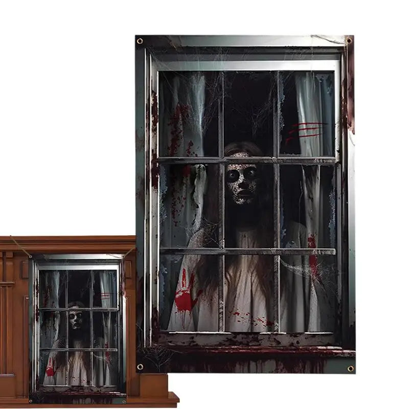 Gothic Banner  Photo Booth Props Festival Home Hanging ornaments for Haunted House Door