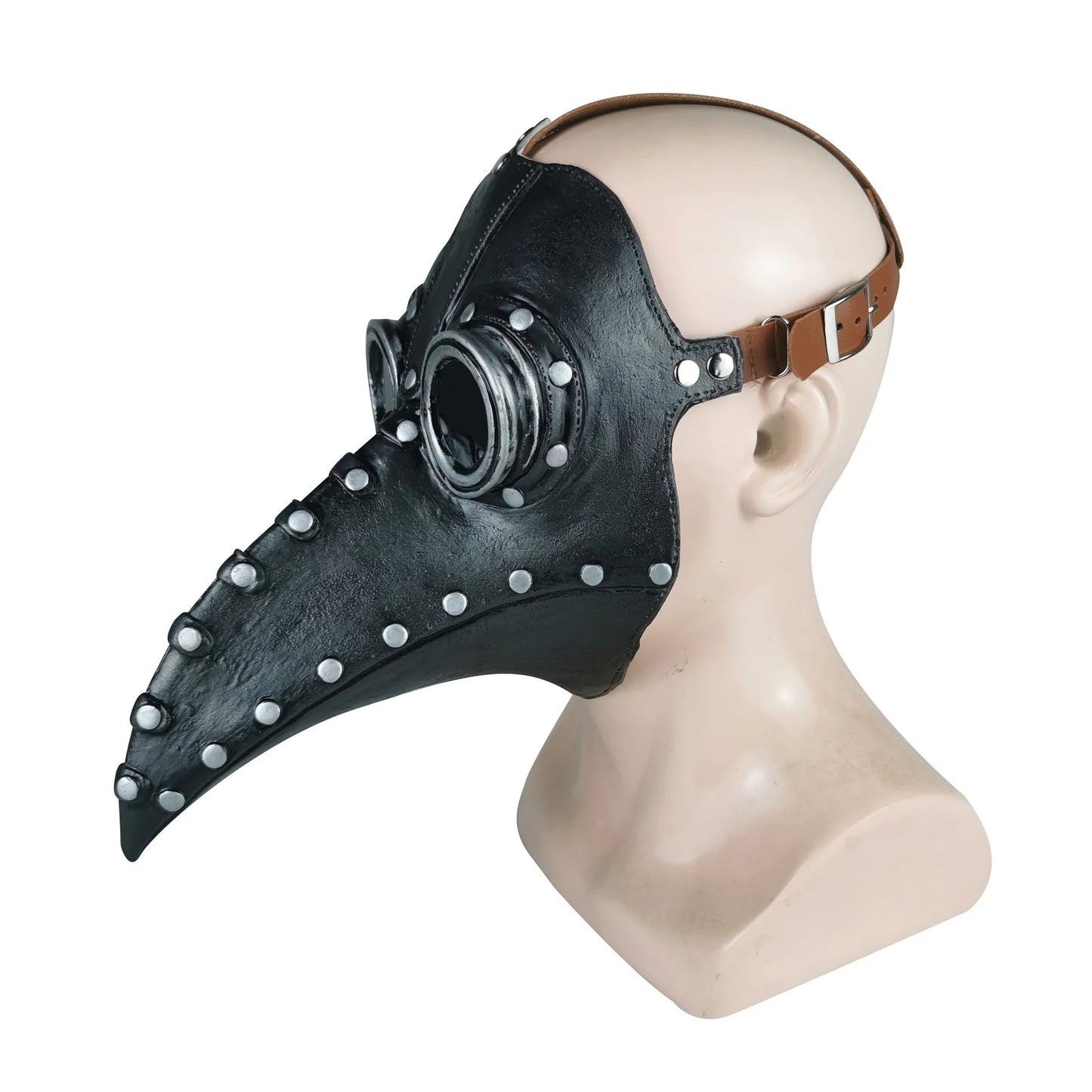 Plague Steam Doctor Mask Punk Anti Poison Terror Bird Mouth Mask Crow Headmask Performance Prop Halloween