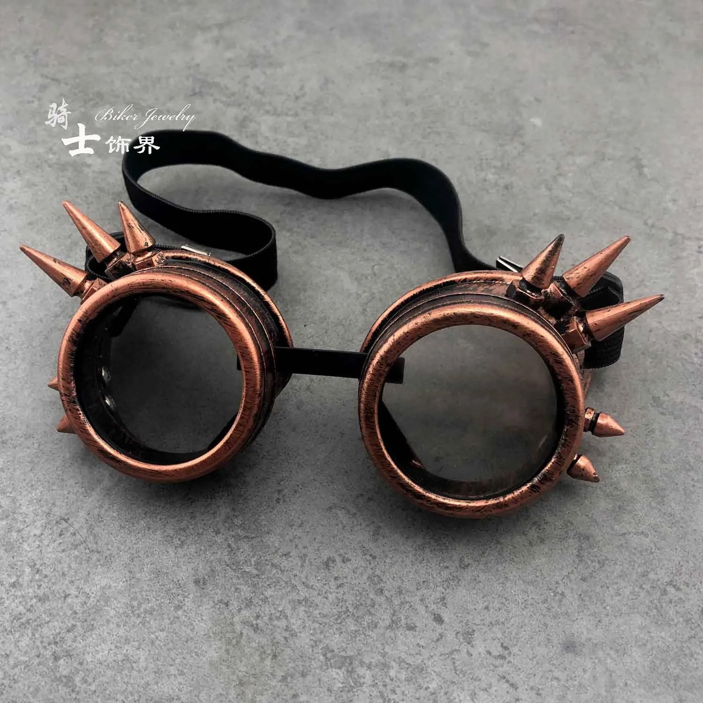 Retro steampunk goggles Cosplay glasses rivet windproof riding glasses