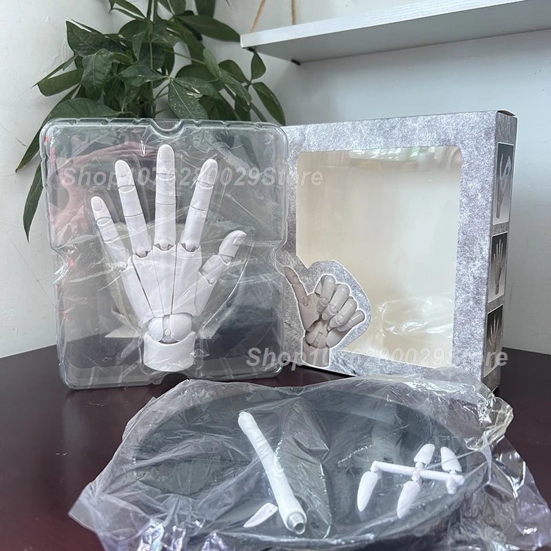 1:1 Hand Joint Super Movable Model Simulation Hand White Grey Hand Left Right Draw Sketch Art Painting Action Figure Model Toys