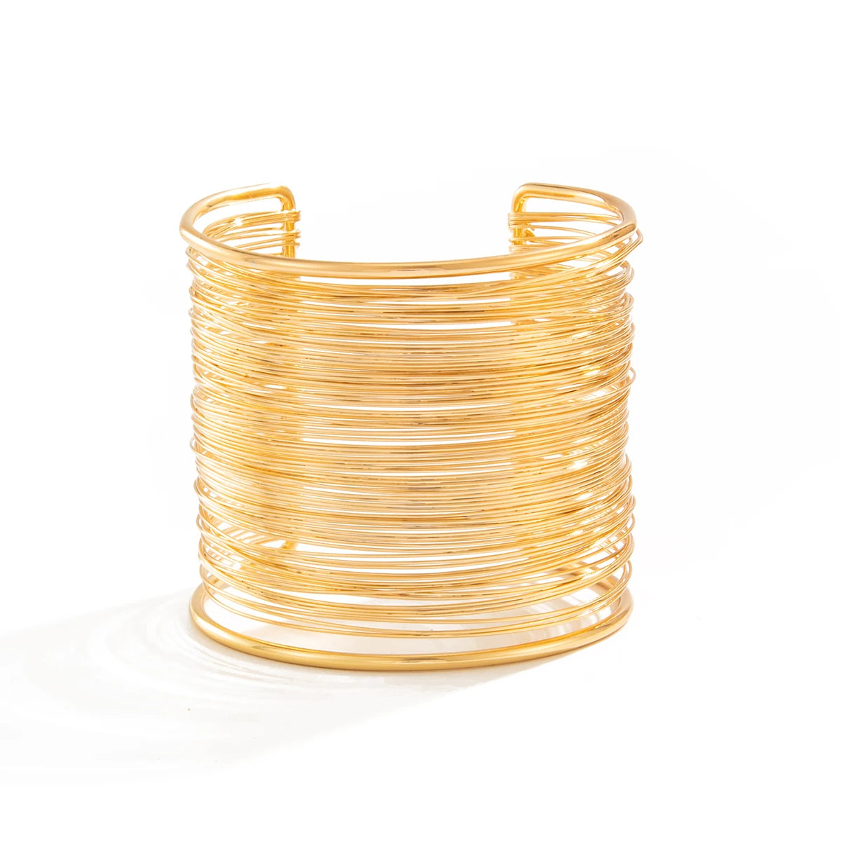 Ingemark Exaggerated Stacking Alloy Wide Bangles for Women Vintage Irregular Open Cuff Armband Bracelets Party Jewelry