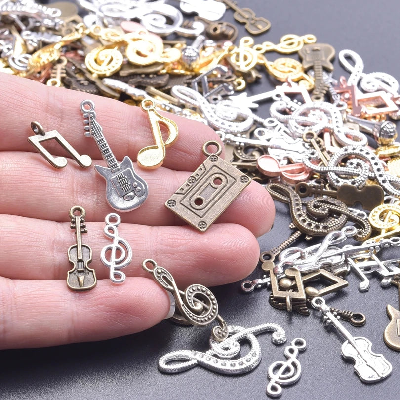 20PCS Steampunk Charm Alloy Tools Mixed Antique Bronze Spanner,Ruler,Hammer Pendants DIY Craft Jewelry Making Supplies Accessory