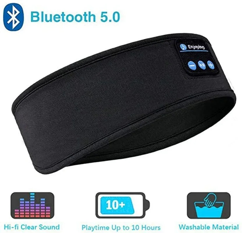 Sleep headset Bluetooth headband wireless music sports headband built-in sleep music eye mask
