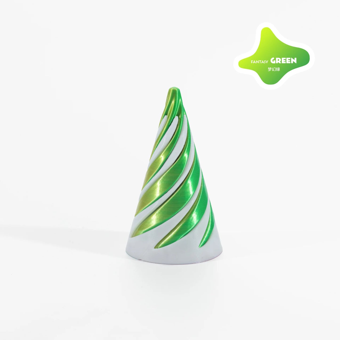 Pyramid Passthrough Sculpture 3D Printed Helix Screw Fidget Toy Spiral Cone Decompression Decorative Ornaments
