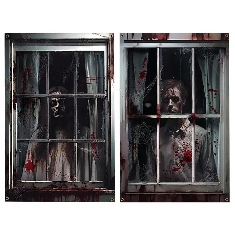Gothic Banner  Photo Booth Props Festival Home Hanging ornaments for Haunted House Door