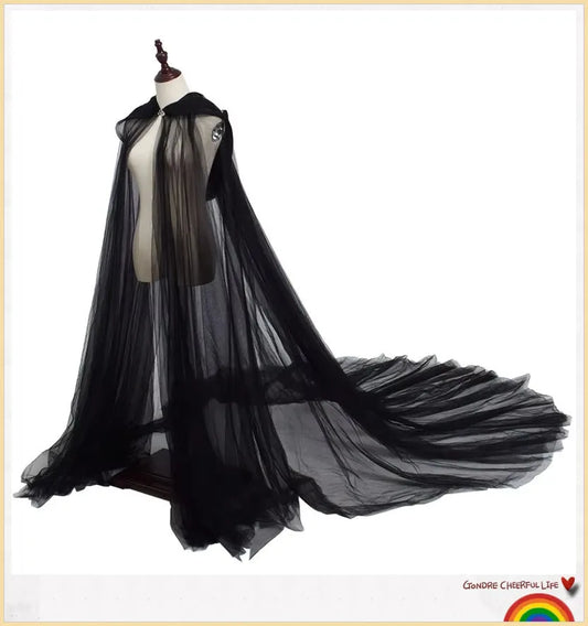 Bridal Cloak Adult Horror Vampire Princess Dress Witch Cosplay Costumes Elf Tale Shawl Halloween Party