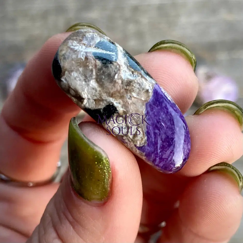Charoite Crystal Tumbled