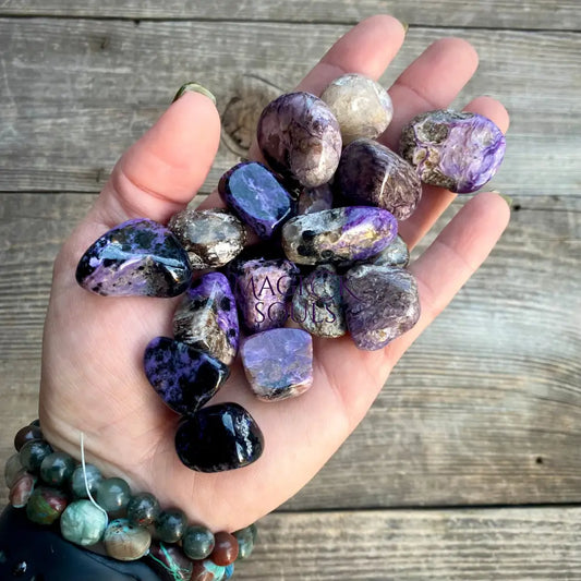 Charoite Crystal Tumbled