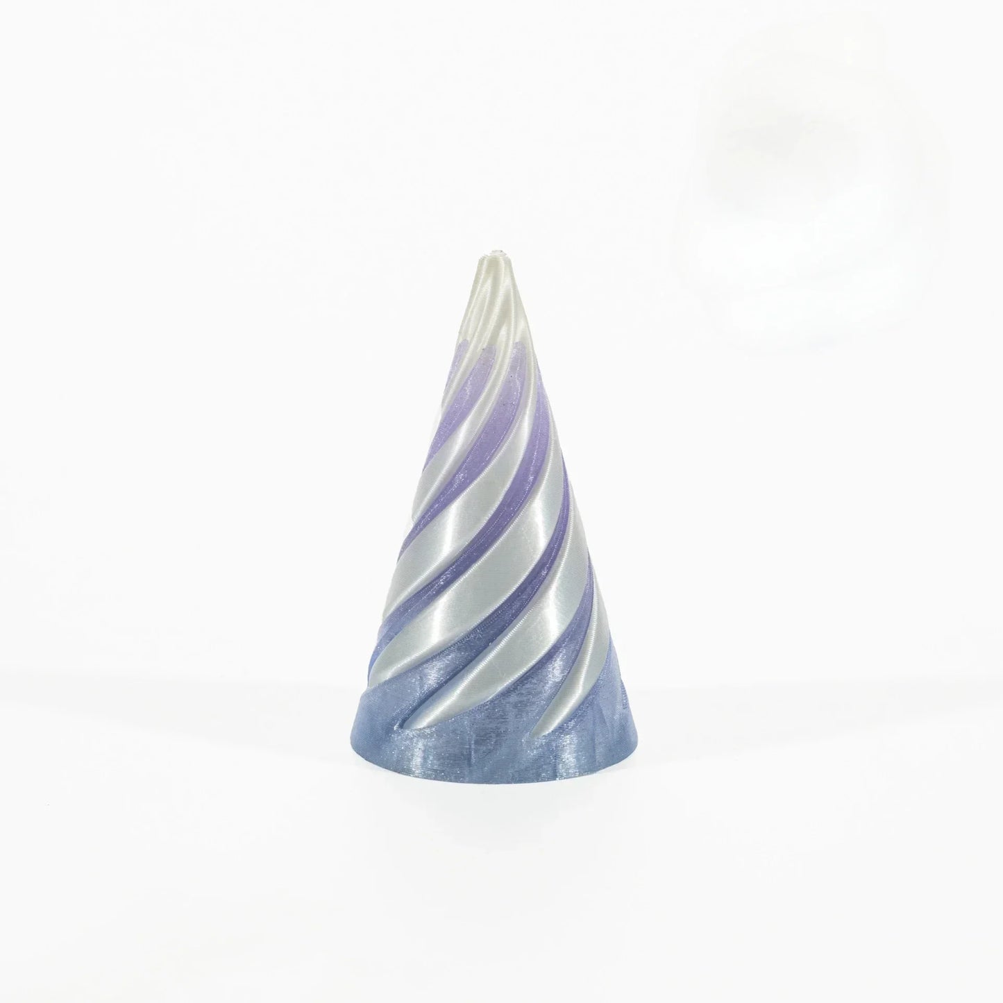 Pyramid Passthrough Sculpture 3D Printed Helix Screw Fidget Toy Spiral Cone Decompression Decorative Ornaments