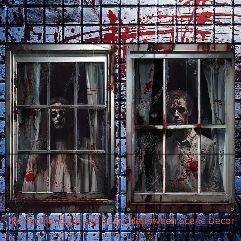 Gothic Banner  Photo Booth Props Festival Home Hanging ornaments for Haunted House Door
