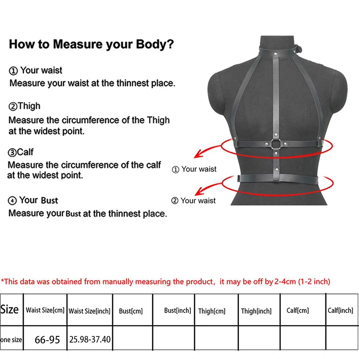 Fashion Belt Street Style Chest Harness Belt Suspenders for Women Decoration  Punk Rock Leather Belt Gothic Clothing Accessories