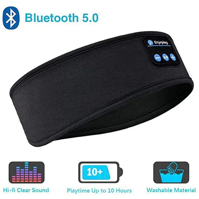 Sleep headset Bluetooth headband wireless music sports headband built-in sleep music eye mask