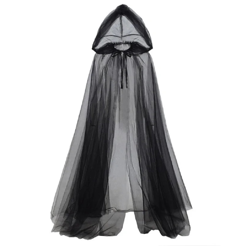 Bridal Cloak Adult Horror Vampire Princess Dress Witch Cosplay Costumes Elf Tale Shawl Halloween Party