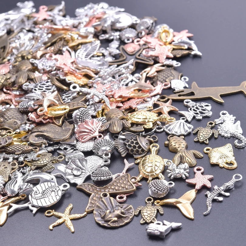 20PCS Steampunk Charm Alloy Tools Mixed Antique Bronze Spanner,Ruler,Hammer Pendants DIY Craft Jewelry Making Supplies Accessory