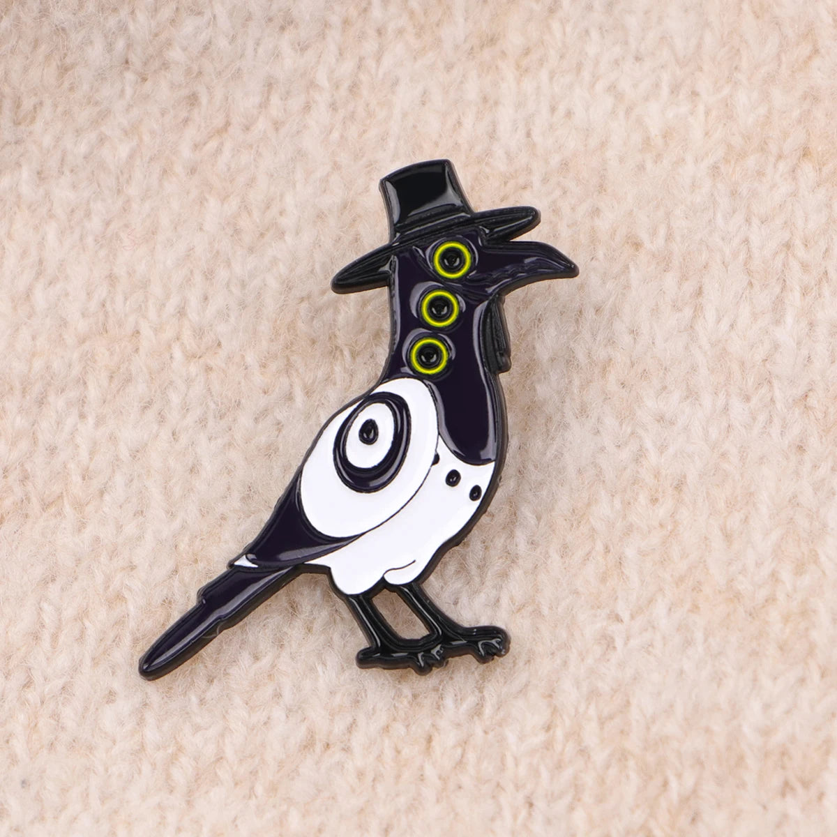 Happy Blue Cat Enamel Pin Fantasy Hunter Team Brooches Woman Men Backpack Accessories Bags Badge Lapel Jewelry Gift for Kids