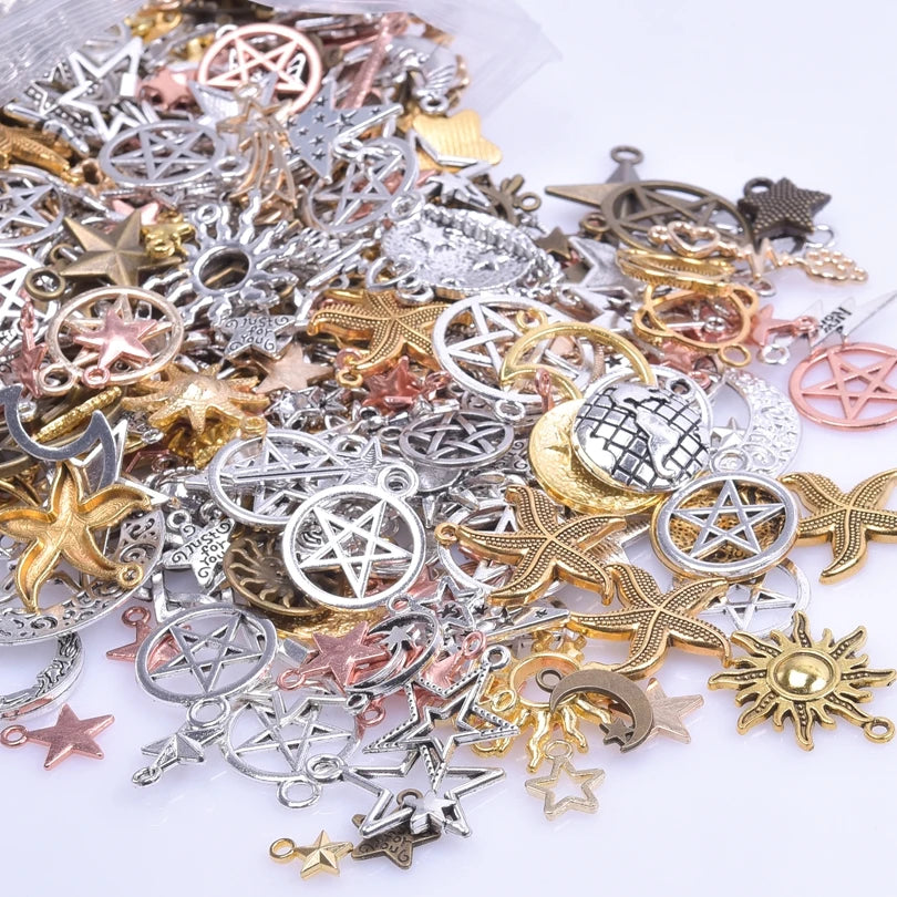 20PCS Steampunk Charm Alloy Tools Mixed Antique Bronze Spanner,Ruler,Hammer Pendants DIY Craft Jewelry Making Supplies Accessory