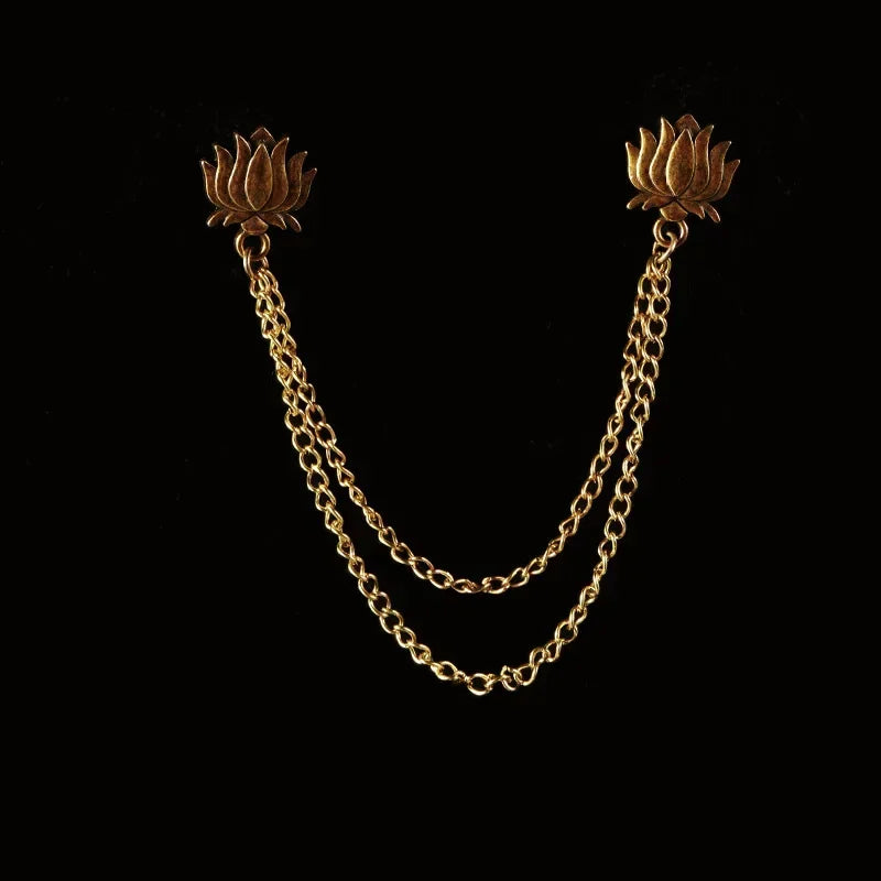 New Fashion Bird Brooch Star Crystal Tassel Chain Lapel Pin Suit Shirt Fashion Clothing Brooches for Women Men Accessories