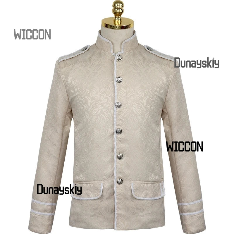 Gothic suit medieval the black parade jacket steam retro punk cosplay costume Victorian performance Halloween party cosplay