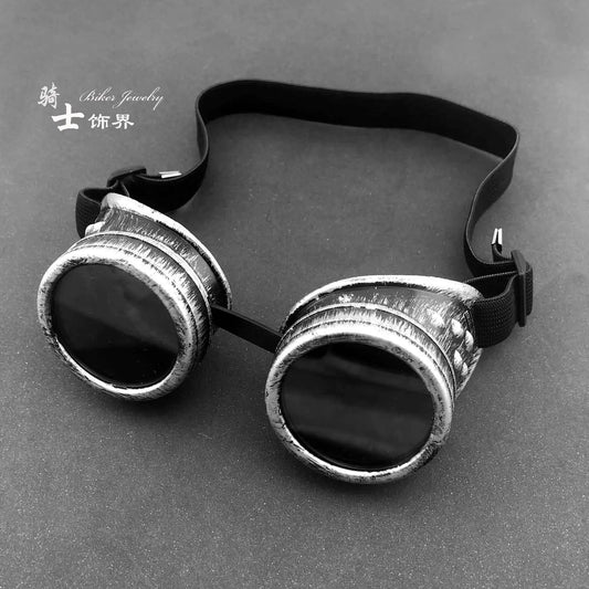 Retro steampunk goggles Cosplay glasses rivet windproof riding glasses
