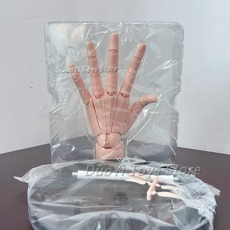 1:1 Hand Joint Super Movable Model Simulation Hand White Grey Hand Left Right Draw Sketch Art Painting Action Figure Model Toys