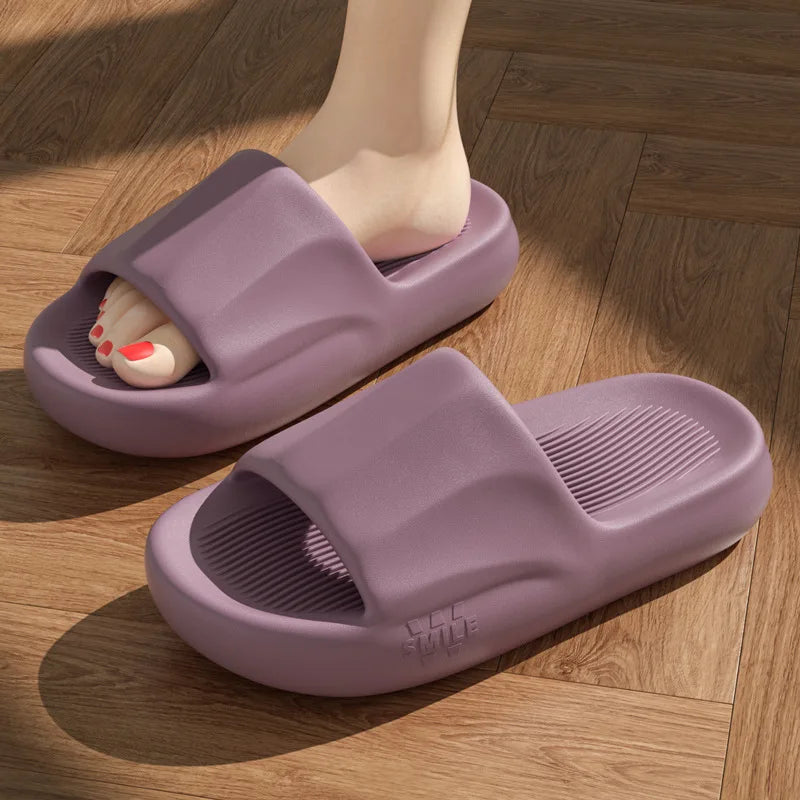 Cloud Platform House Slipper Woman Men Summer Sandals Flip Flops Beach Slides Casual Home Shoe Flat Non Slip EVA Female Bathroom