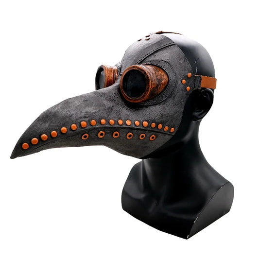 Plague Steam Doctor Mask Punk Anti Poison Terror Bird Mouth Mask Crow Headmask Performance Prop Halloween