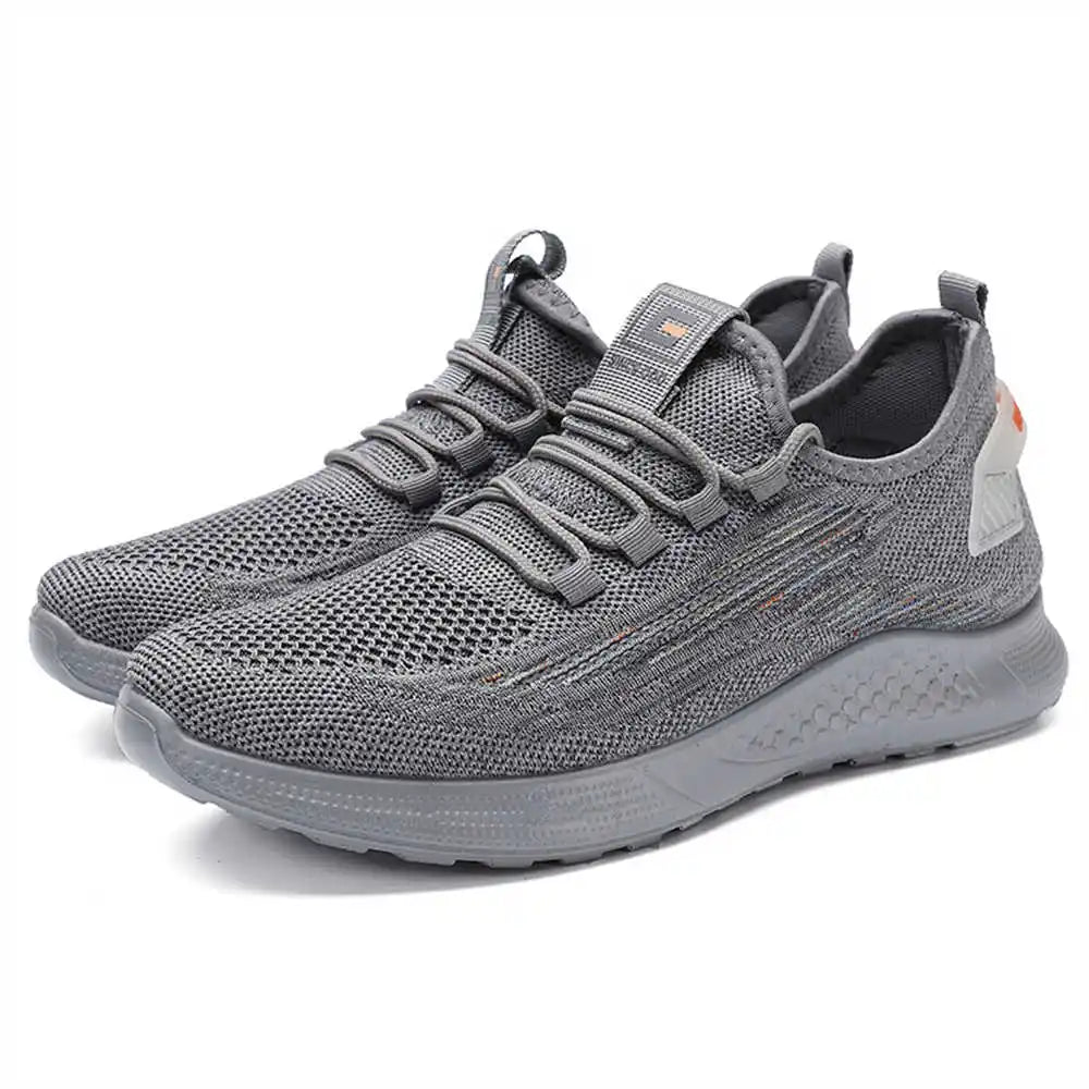 Super Lightweight Knit Silver Party Shoes Heels Dress For Men Hot Business Sport Sneakers Cosplay Top Grade Tenis Low Cost