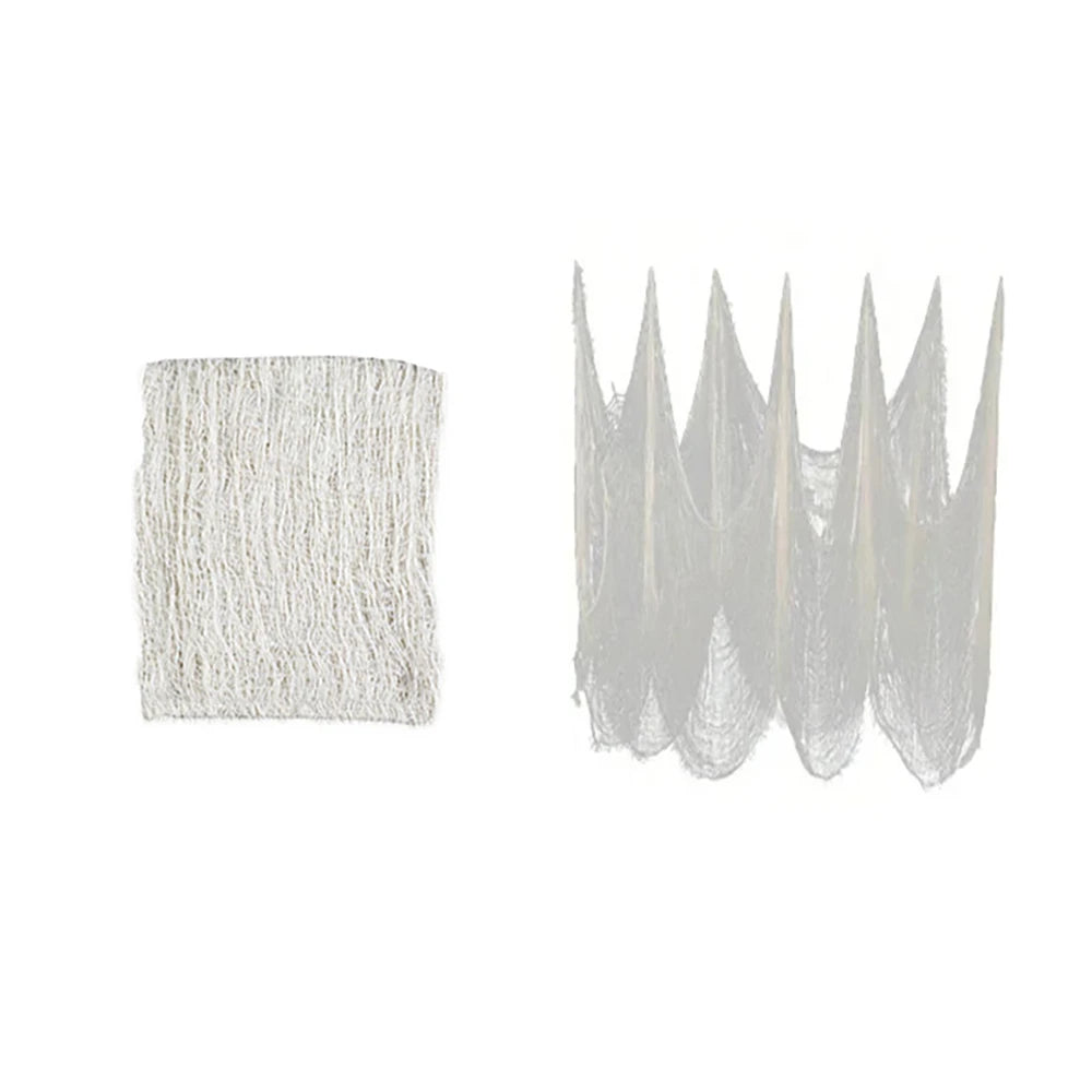 Bloody Gauze Decorations,Horror Bloody Cloth Bandage,Door Curtainsss,Halloween Haunted House Party Props Halloween