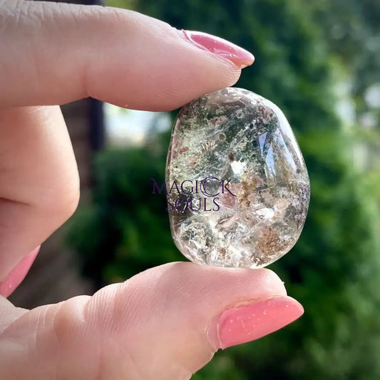 Lodolite Garden Quartz Tumble Crystal