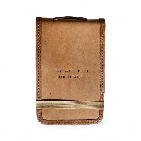 Mini Leather Journal –  The Devil Is In The Details